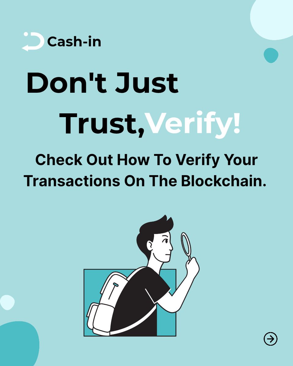 cashin_app's tweet image. Think your crypto transaction got lost? 🤔 No worries!

Here&apos;s how to track it yourself on the blockchain — no middlemen, no guesswork.

...Be in control...🪡

#CashinApp 
#CryptoToNaira
#blockchain
