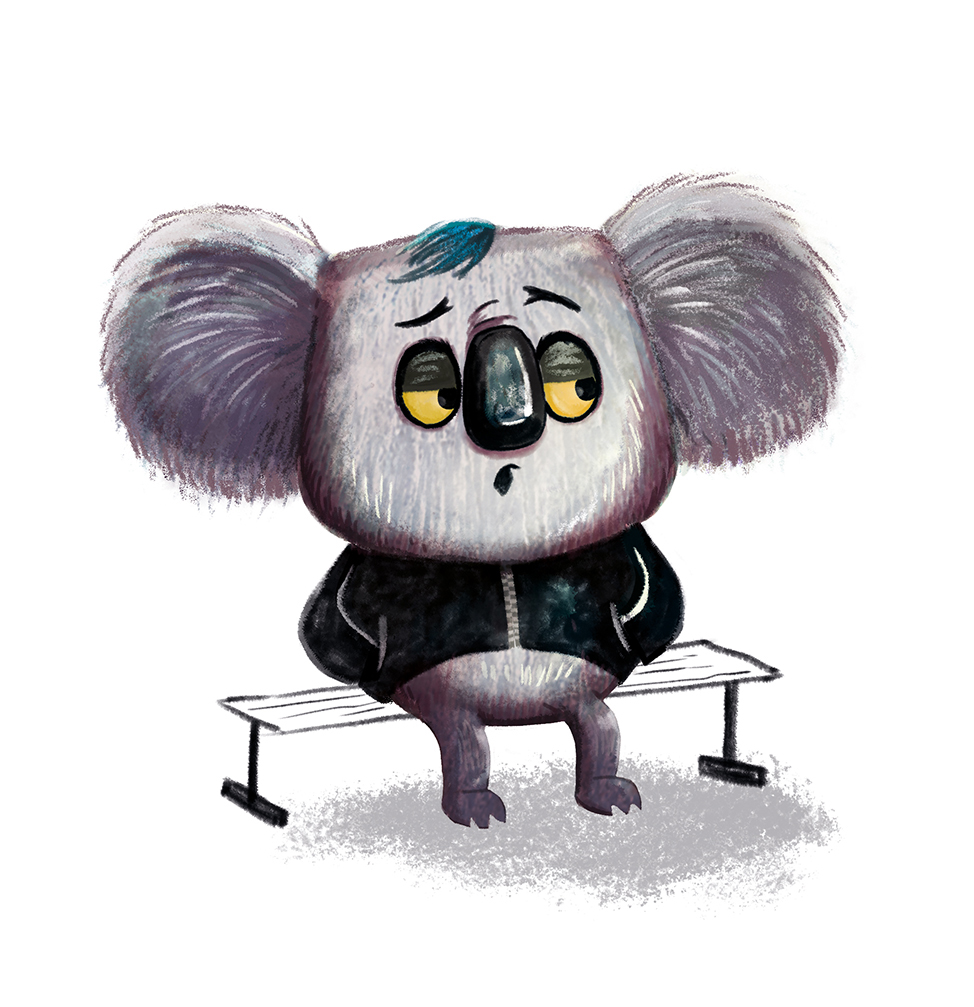 Happy #koaladay

I'm just sharing this little kool dude koala (kinda reminds me of Charlie Sheens character in Ferris Buellers day off 😆) He's a background character in a story I'm currently writing and storyboarding.

#wildkoaladay #happykoaladay #kidlit #kidlitkoala