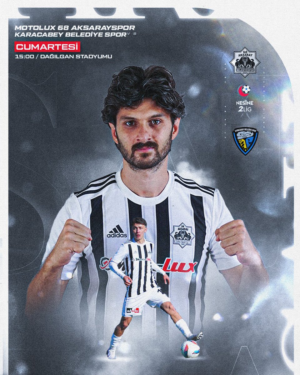 MAÇ GÜNÜ ⏳⚫⚪

🆚 Karacabey Belediye SK
📆 03.05.2025
🗓️ 34.Hafta
🕗 15:00
🏟️ Dağılgan Stadyumu
📺 HT SPOR - YOUTUBE