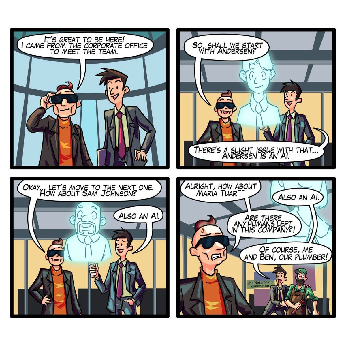 In a world where #AI is reshaping work, human connection matters more than ever. 🤖💬

How are you keeping your human connections strong in an AI-driven world?

Want to sharpen your connection skills? Check out the latest from The Networker: covve.com/insights/

#FutureOfWork