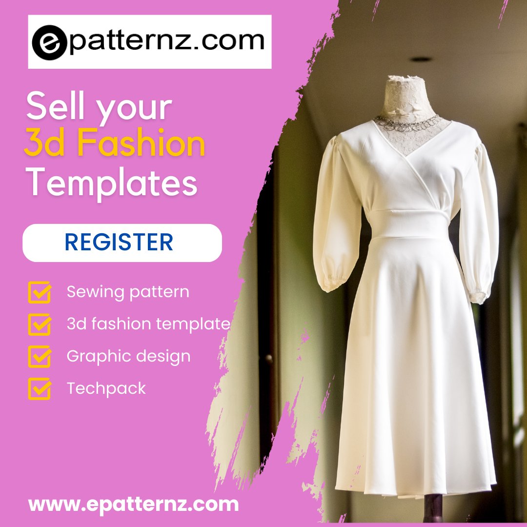 EpatternzC's tweet image. ✨ Share Your Talent with the World!
Join epatternz.com to sell your unique fashion patterns and connect with global buyers. Your designs can inspire fashion lovers everywhere.

#DesignWithoutBorders #FashionMarketplace #PatternSelling #epatternz