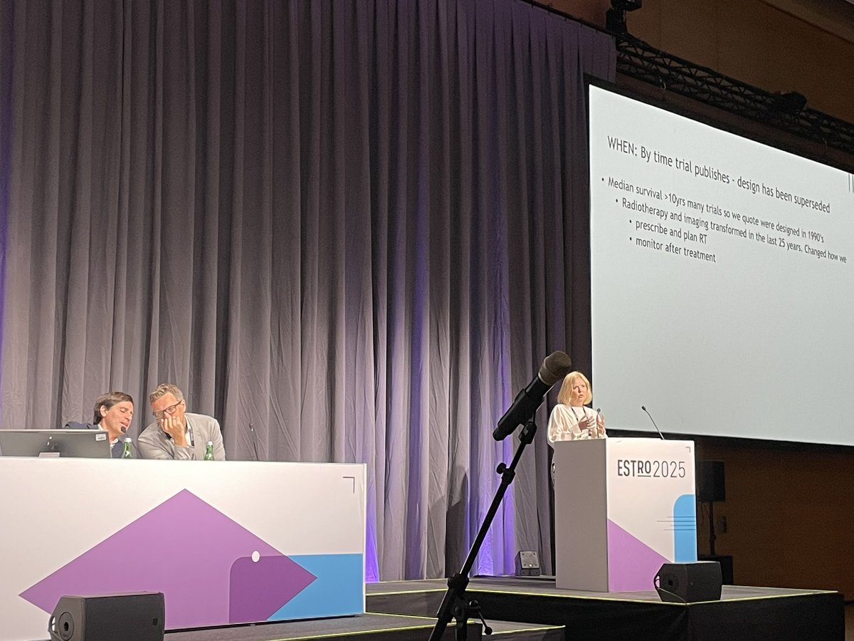 Great ESTRO-EANO session on IDH mut/wt gliomas + reirradiation, chaired by <a href="/gminniti2012/">giuseppe Minniti</a> &amp; Matthias Preusser
<a href="/ESTRO_RT/">ESTRO</a> 
<a href="/EANOassociation/">EANO</a> 
<a href="/AncaGrosu1/">Anca-L. Grosu, MD</a>