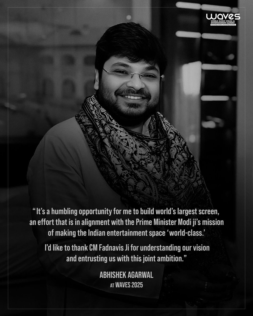 PRODUCERS ABHISHEK AGARWAL - VIKRAM REDDY ANNOUNCE WORLD'S LARGEST SCREEN IN NAGPUR... Reputed producers #AbhishekAgarwal and [#AbhishekAgarwalArts] and #VikramReddy [#UVCreations] have joined forces to set up the world's largest movie screen in #Nagpur, taking a significant step