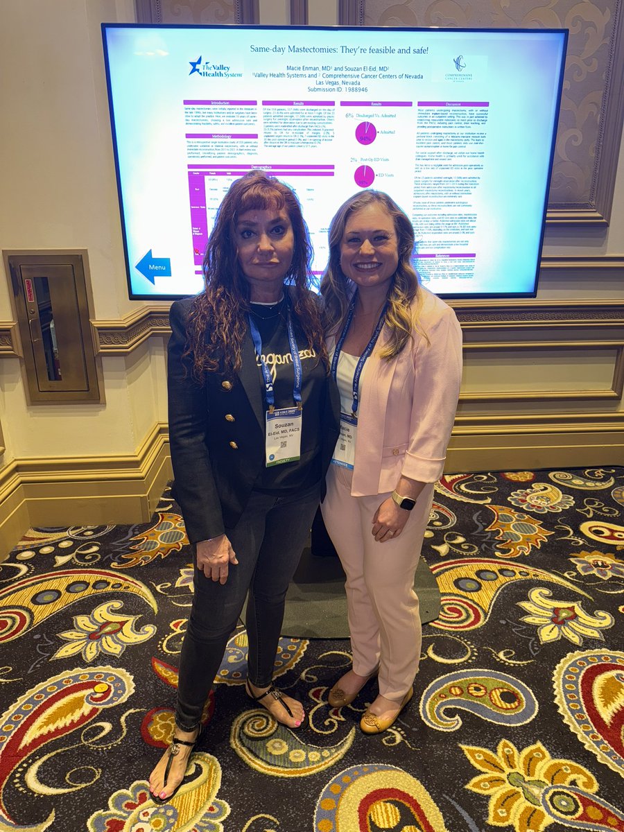 Thankful for <a href="/souzaneleid/">Souzan El-Eid, MD</a> mentorship! #ASBrS2025 <a href="/ASBrS/">ASBrS</a>