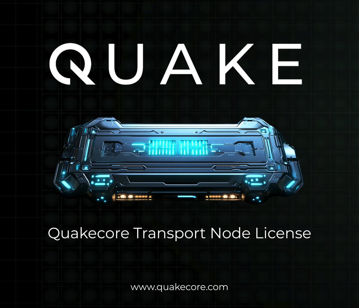 Quakecore_com's tweet image. Quakecore Transport Node Sale is live!
Deploy a node, earn rewards — and help power QuakeSmart, the app that protects lives from natural disasters in real time.
Nodes = fast data, faster alerts, fewer casualties.
700 USD per license.
Get yours now: buy.stripe.com/dR616u9Jz77UbU……