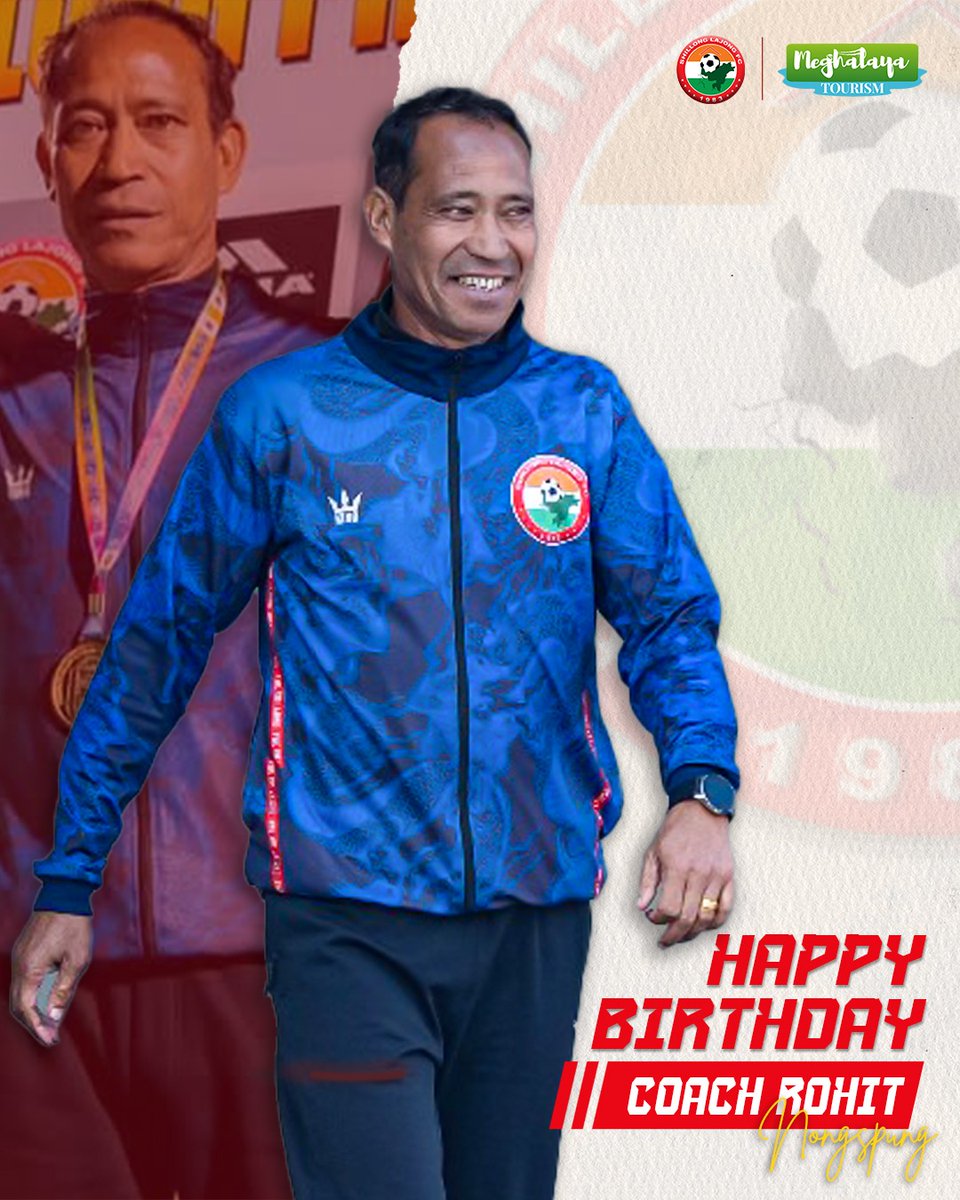 Join us in wishing our Defender, Kenstar Kharshong &amp; our Coach, Rohit Nongspung a very Happy Birthday 🎂🎉🔴