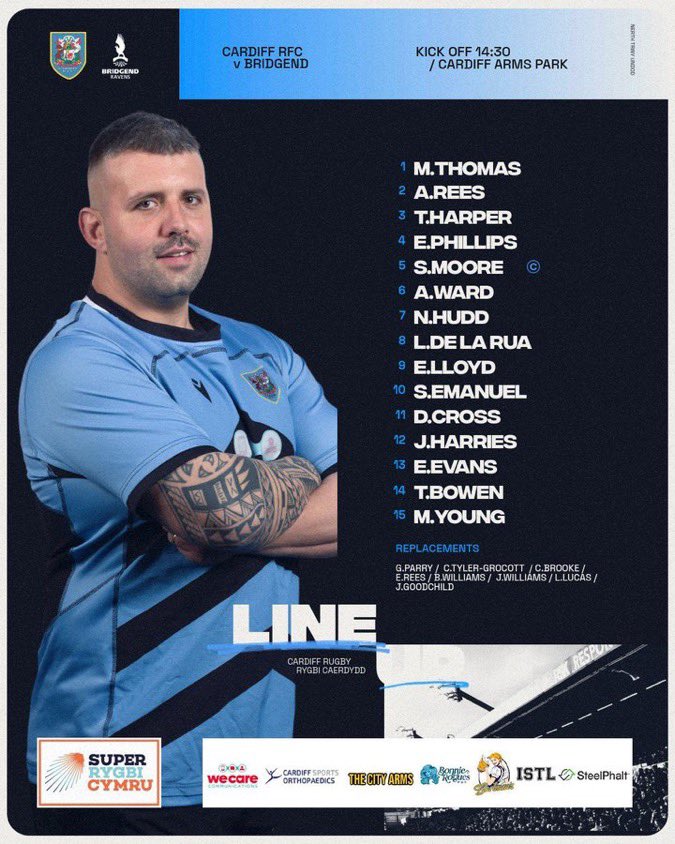 Mitchell (@mitchellyoung19) on Twitter photo Good luck to the <a href="/Cardiff_RFC/">Cardiffrfc</a> #BlueAndBlacks boys taking on <a href="/bridgendravens/">Bridgend Ravens</a> at the #CAP this afternoon. Can't make this one, really disappointed <a href="/LewisY1993/">Lewis Young</a> <a href="/EllisY1997/">Ellis Young</a> <a href="/SaamSamm_/">Sam</a> Good luck to the <a href="/Cardiff_RFC/">Cardiffrfc</a> #BlueAndBlacks boys taking on <a href="/bridgendravens/">Bridgend Ravens</a> at the #CAP this afternoon. Can't make this one, really disappointed <a href="/LewisY1993/">Lewis Young</a> <a href="/EllisY1997/">Ellis Young</a> <a href="/SaamSamm_/">Sam</a>