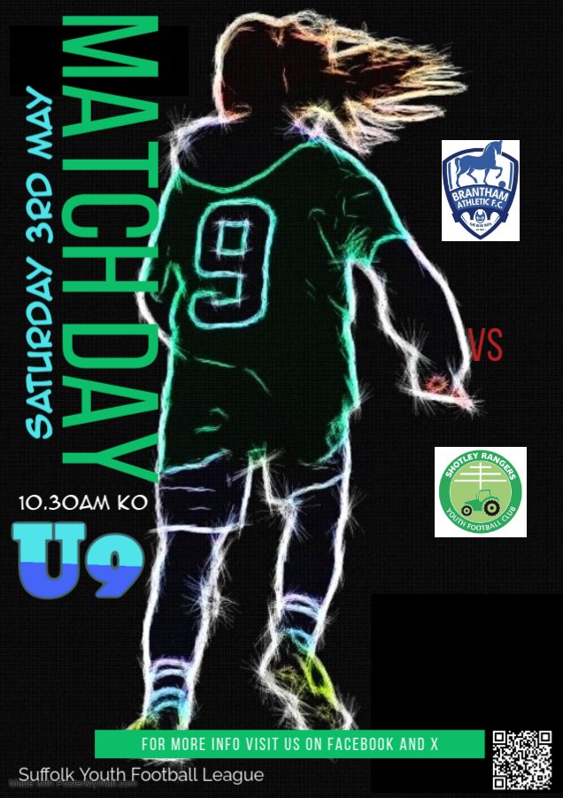 Last league game of the season. Good luck to the U9s ⚽️⚽️🚜🚜💚💚