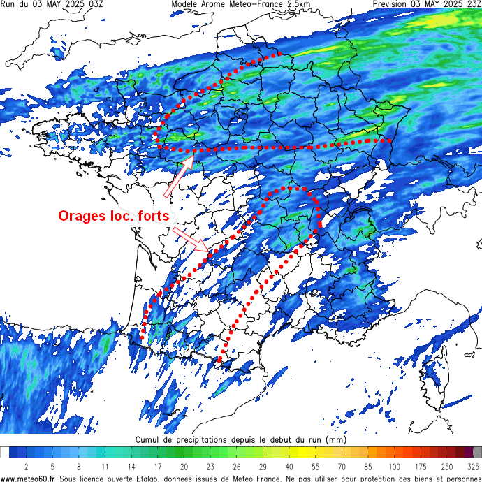 meteo60's tweet image. ⚡️Une large partie de la France est concernée par un risque d'#orage ce samedi. C'est notamment des #Pyrénées au #MassifCentral ainsi que sur une partie du Nord de la #France que ceux-ci pourront se montrer les plus actifs avec un risque de #grêle, de fortes pluies et de fortes