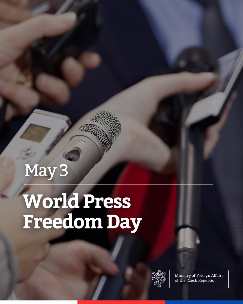 🗞️Today we celebrate World Press Freedom Day. We thank all the courageous journalists for their tireless work in a world where reliable news is an increasingly scarce commodity. You have our full support!

#worldpressfreedomday #wpfd2025 #journalismisnotacrime