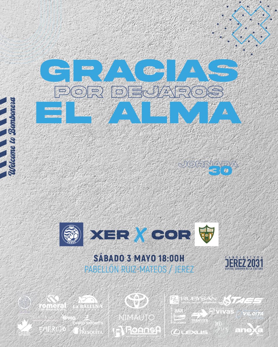 Hoy se cierra una temporada más. Y tras ello, volveremos a luchar para hacer nuestro sueño realidad.

Pero tenemos que dar las GRACIAS. A nuestra afición, instituciones, patrocinadores, colaboradores... a todos aquellos que se dejan el alma por este club y creen en nuestro sueño.