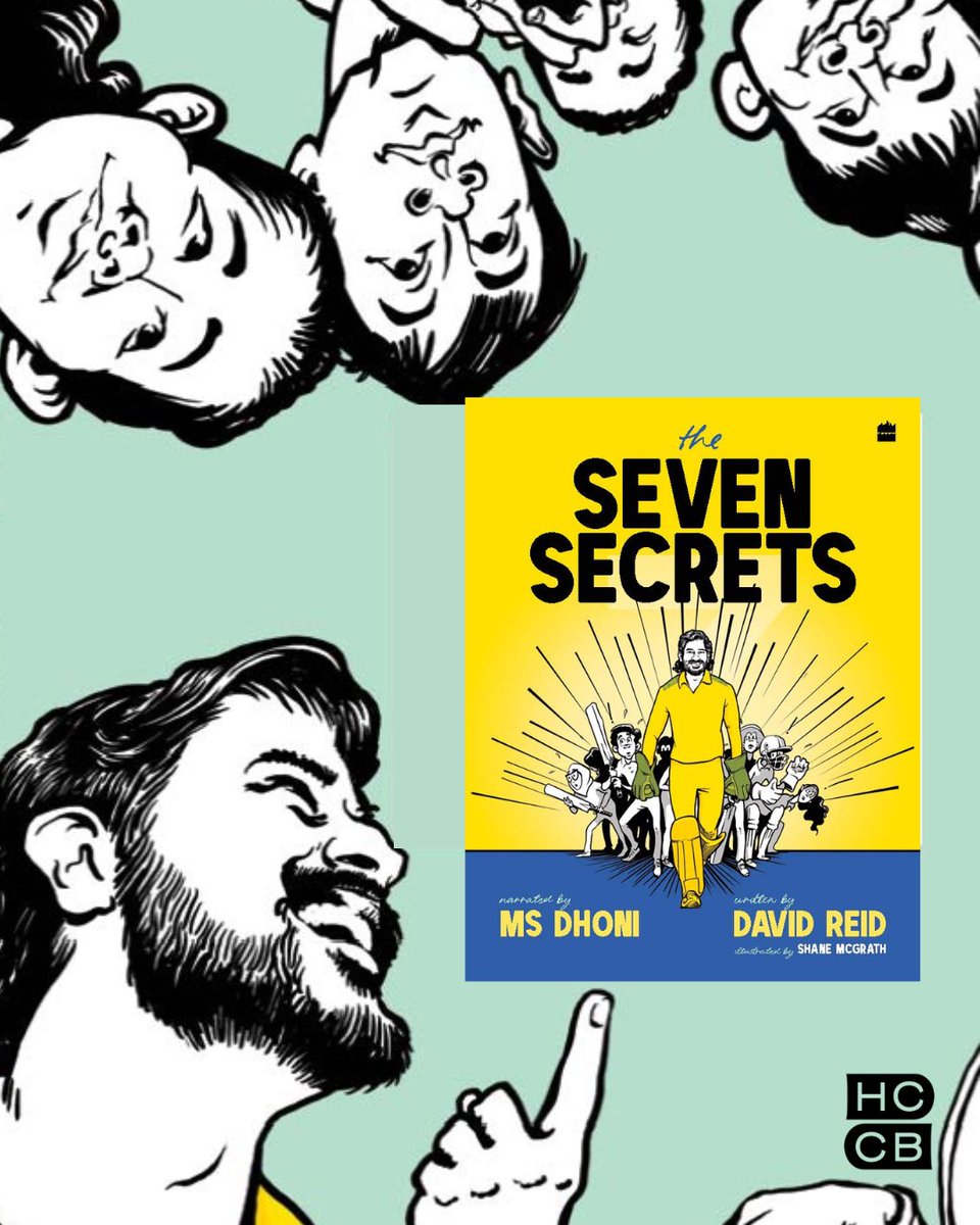HarperCollinsIN's tweet photo. Introducing The Seven Secrets – narrated by @msdhoni, written by #DavidReid, and illustrated by #ShaneMcGrath!
In this inspiring book, Dhoni shares his ‘mental truths’, the mindset behind his legendary calm on and off the field – to help young people build skills to face life’s – and cricket’s – biggest challenges.
To ensure it reaches children from all walks of life, the book is available exclusively as a free download at https://t.co/L4PnfrqqVX
Read more: https://t.co/vB5dYLIooK
Please note: This book is not available in print.
#TheSevenSecrets #READWithHarperCollins #MahendraSinghDhoni
