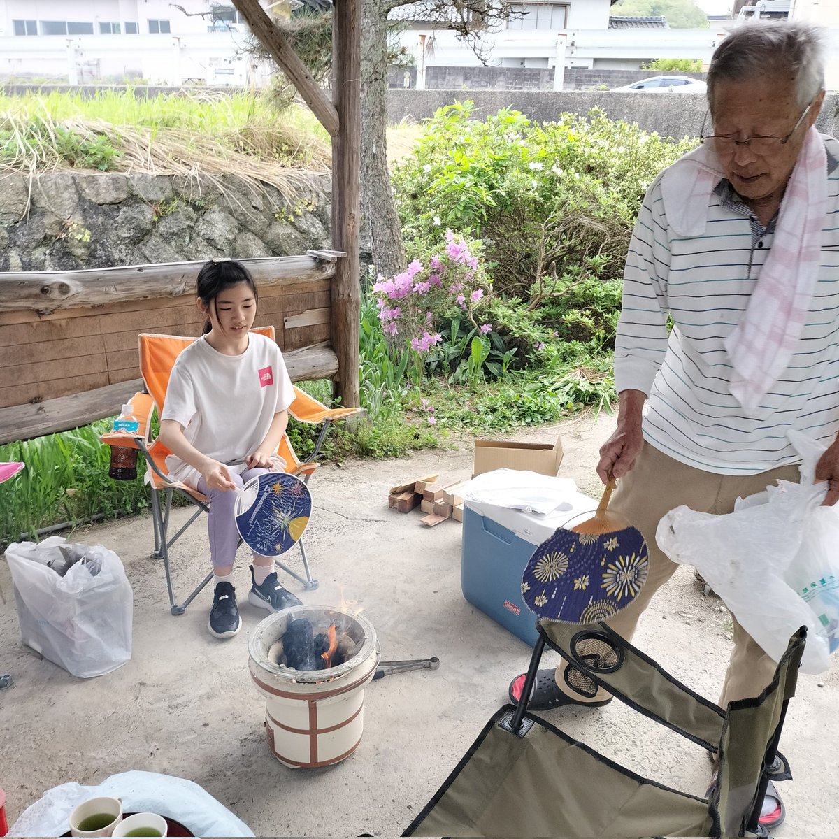 島根の実家に帰ってきたから早速七輪でBBQ🤤

#実家でバーベキュー
#七輪