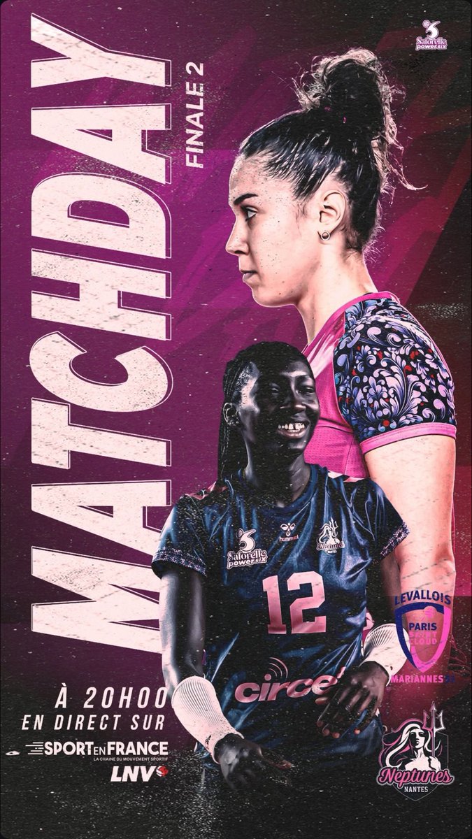 neptunesnantes's tweet image. ๐พ๐ธ๐๐ผ๐ป๐ธ๐ โก๏ธ๐ฑ
๐ FINALE PlayOffs - #SP6
๐ Levallois-Paris
๐๏ธ Palais des sports Marcel Cerdan
โ๏ธ 20h00
๐บ Sport en France & LNVtv
๐ sportenfrance.com
