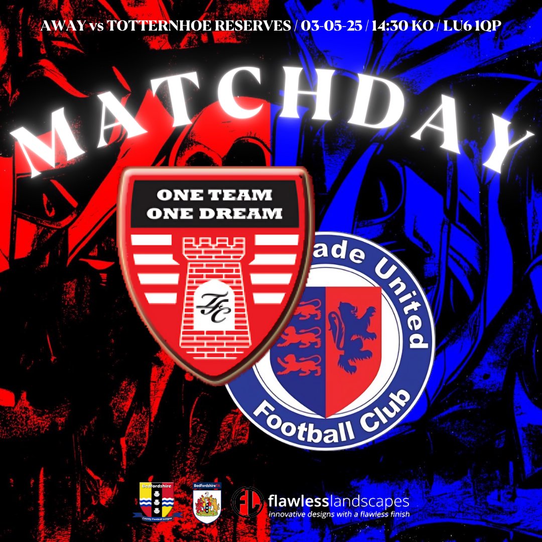 BUFC_Reserves's tweet image. 馃敶 MATCHDAY 馃數
Final matchday of the 24/25 season as we make the trip to @TotternhoeRes, looking to end the campaign with three wins on the bounce!
KO 2.30PM
馃搷 LU6 1QP
#BUFCRes #OneClub #UpTheCommoners