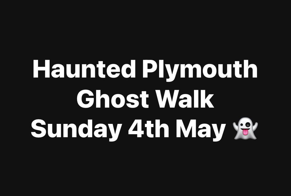 Haunted Plymouth tweet media