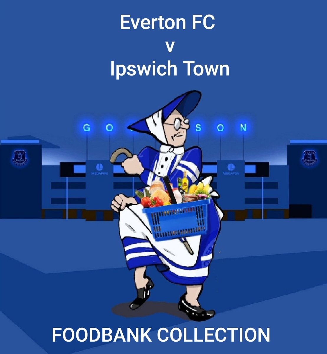 The final Saturday afternoon 3.00pm KO at the " Old Lady " as ever an early start for our volunteers who will be at the ground from 12.00.

We welcome donations on non-perishable food stuffs, hygiene and sanitary products 

Looking forward to Welcoming our friends from <a href="/ITFC_FSF/">Ipswich Fans Supporting Foodbanks</a>