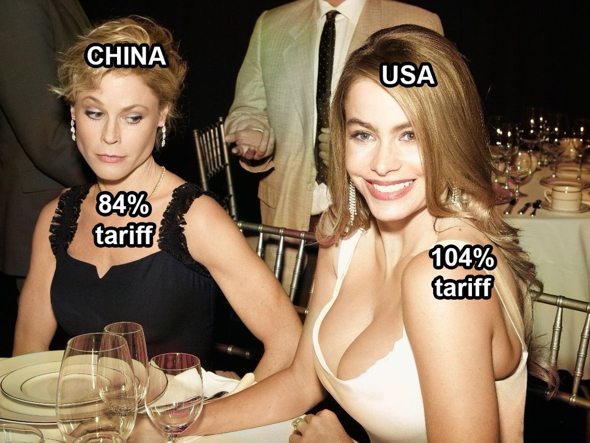 anujprajapati11's tweet image. That’s how China and USA Are Playing Tariff Tariff 🤣🤣

#DonaldTrump #China #ElonMusk #tariffwars #tariffterror #tariffcoin #investment