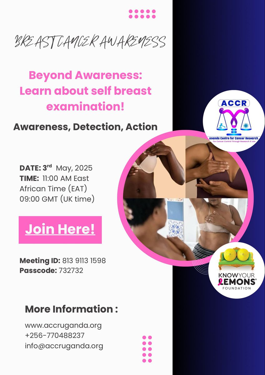 Happening Now! 🎗
 Join us right now for our Breast Cancer Awareness –💖
Whether you're a survivor, supporter, or simply want to learn more, your presence makes a difference. Let's come together as a community to raise awareness and save lives.
 🕒 We're live – don't miss it!