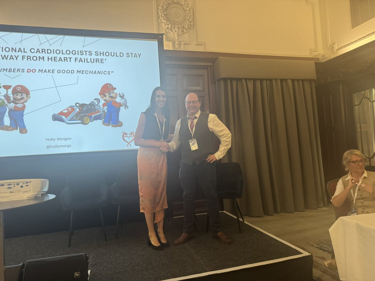 mandiewelch (@mandiewelch3) on Twitter photo Sensational debate by <a href="/hollymorgs/">Holly</a> & <a href="/DrWillWatson/">Will Watson</a>
Highly entertaining and a great end to day 1 at Cardiff BSH MDT
#mdt2025
#freedomfromfailure
#25in25
<a href="/BSHeartFailure/">British Society for Heart Failure #theFword</a> <a href="/BSHNurseForum/">BSH Nurse Forum</a> <a href="/WelshHFSoc/">Welsh Heart Failure Society</a> Sensational debate by <a href="/hollymorgs/">Holly</a> & <a href="/DrWillWatson/">Will Watson</a>
Highly entertaining and a great end to day 1 at Cardiff BSH MDT
#mdt2025
#freedomfromfailure
#25in25
<a href="/BSHeartFailure/">British Society for Heart Failure #theFword</a> <a href="/BSHNurseForum/">BSH Nurse Forum</a> <a href="/WelshHFSoc/">Welsh Heart Failure Society</a>