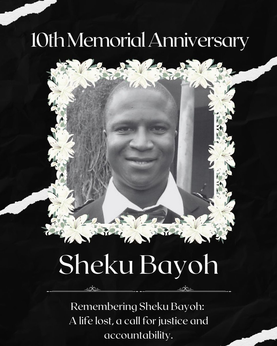 FoysolChoudhury's tweet image. Remembering Sheku Bayoh on the 10th anniversary of his passing. 🖤 

Let&apos;s honour his memory by fostering understanding and unity. There&apos;s no space for hate. 

#ShekuBayoh #UnityForAll