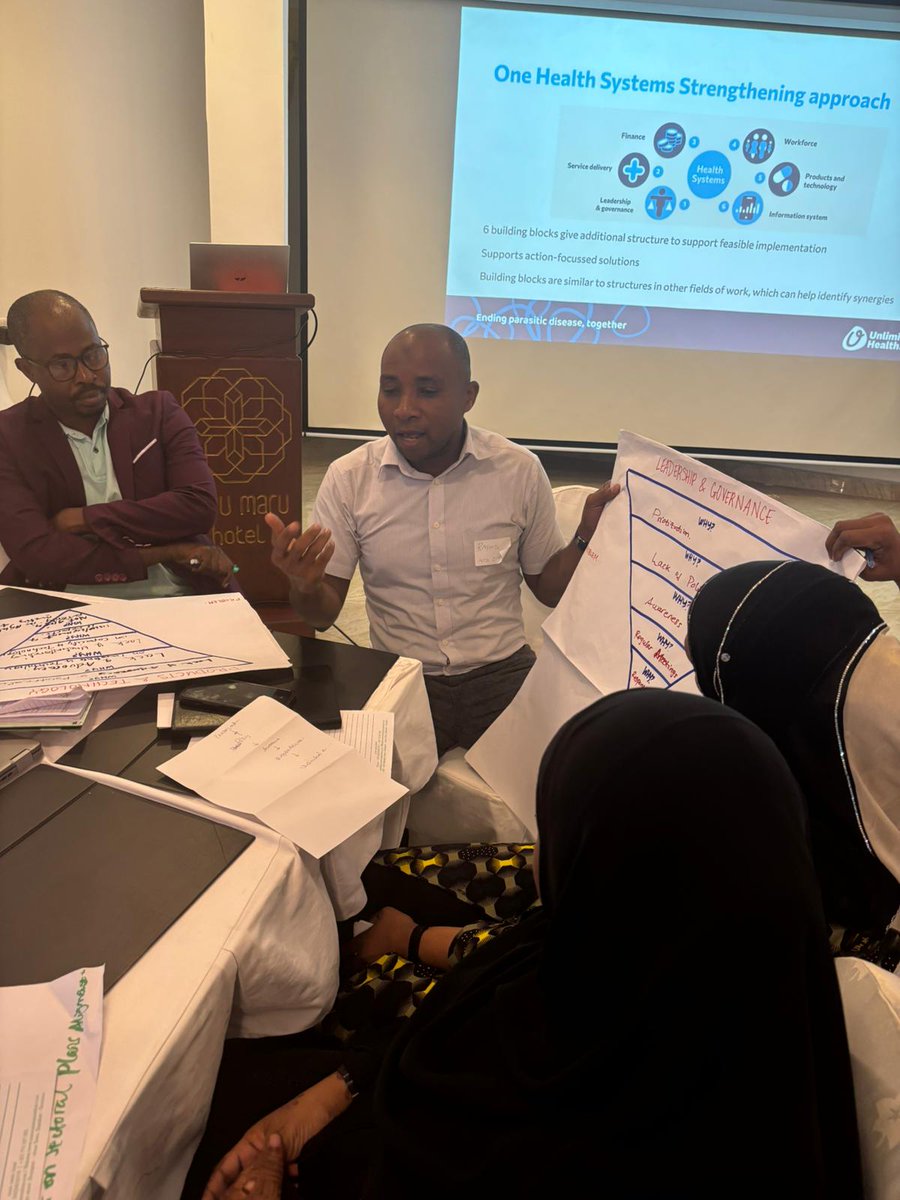 Each gov department can play a role in controlling &amp; eliminating diseases, for this reason, we came together with our partners from various ministry departments in Zanzibar to discuss how they can better collaborate to tackle #NTDs. We call this a #OneHealthSystems approach.
