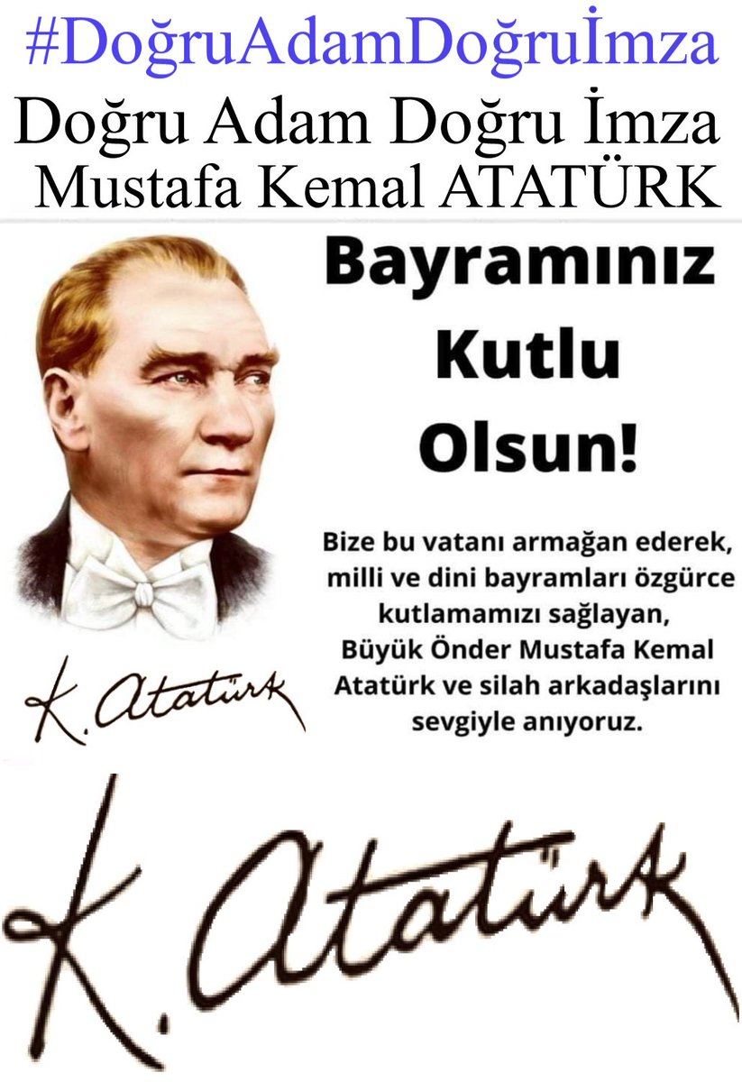 Doğru Adam Doğru İmza
#DoğruAdamDoğruİmza