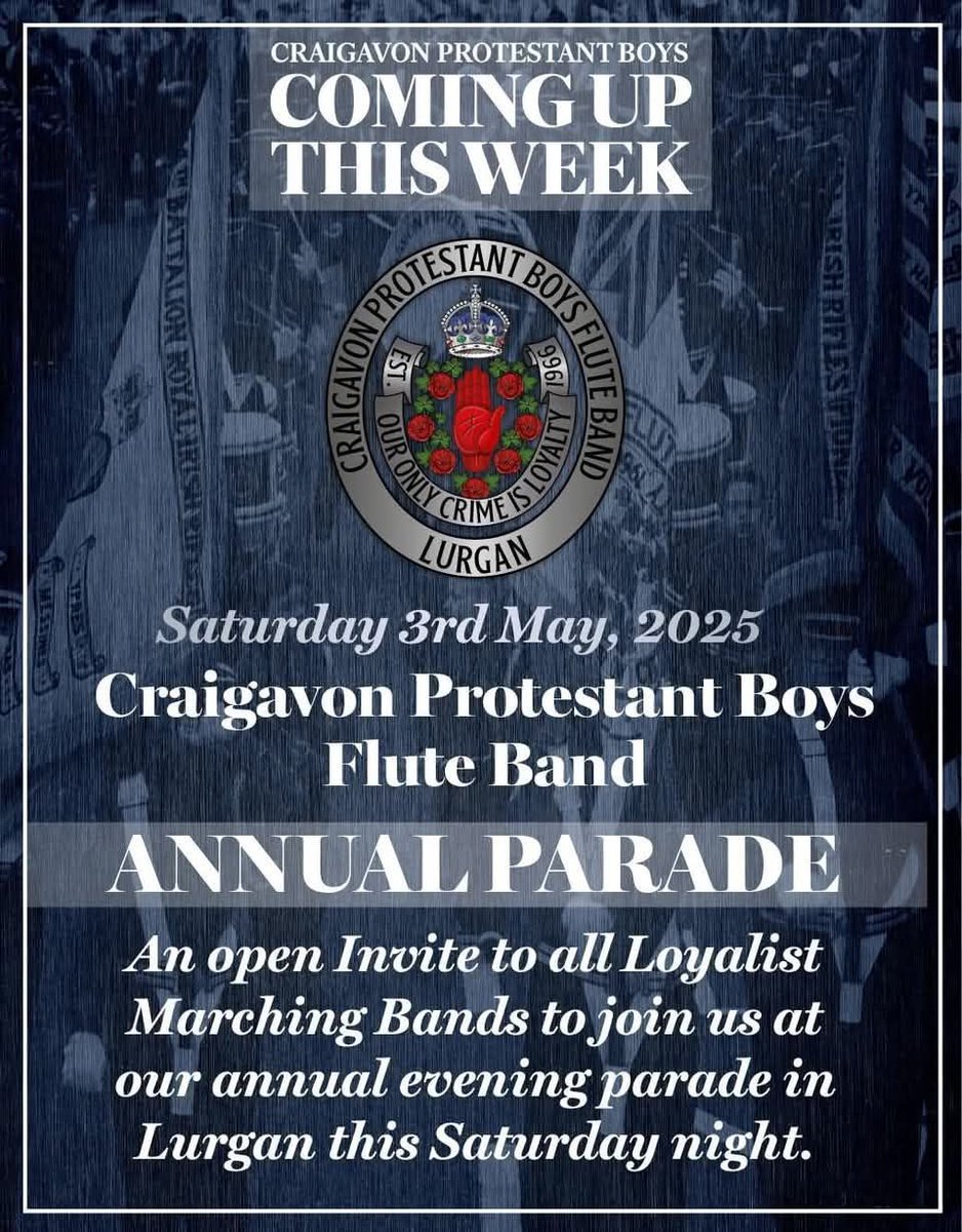 ulsterbands's tweet photo. https://t.co/uyk7N1Gt73