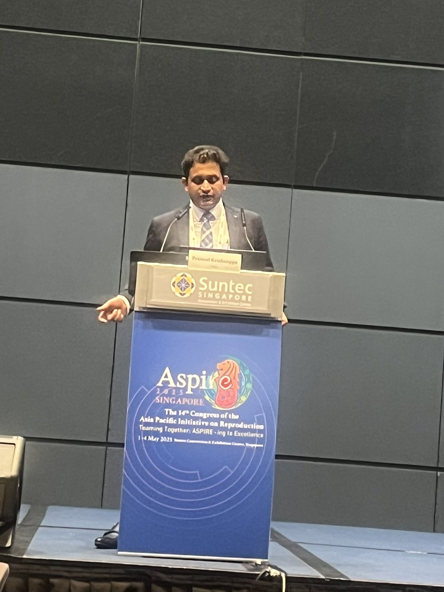 Participated as Invited Faculty at ASPIRE (Asia Pacific Initiative on Reproduction) 2025,Singapore. Delivered a lecture on Male Sexual Dysfunction in Infertile Couples,and Chaired a session on Male Infertility.Thanks to ASPIRE and GAF for the wonderful opportunity and hospitality