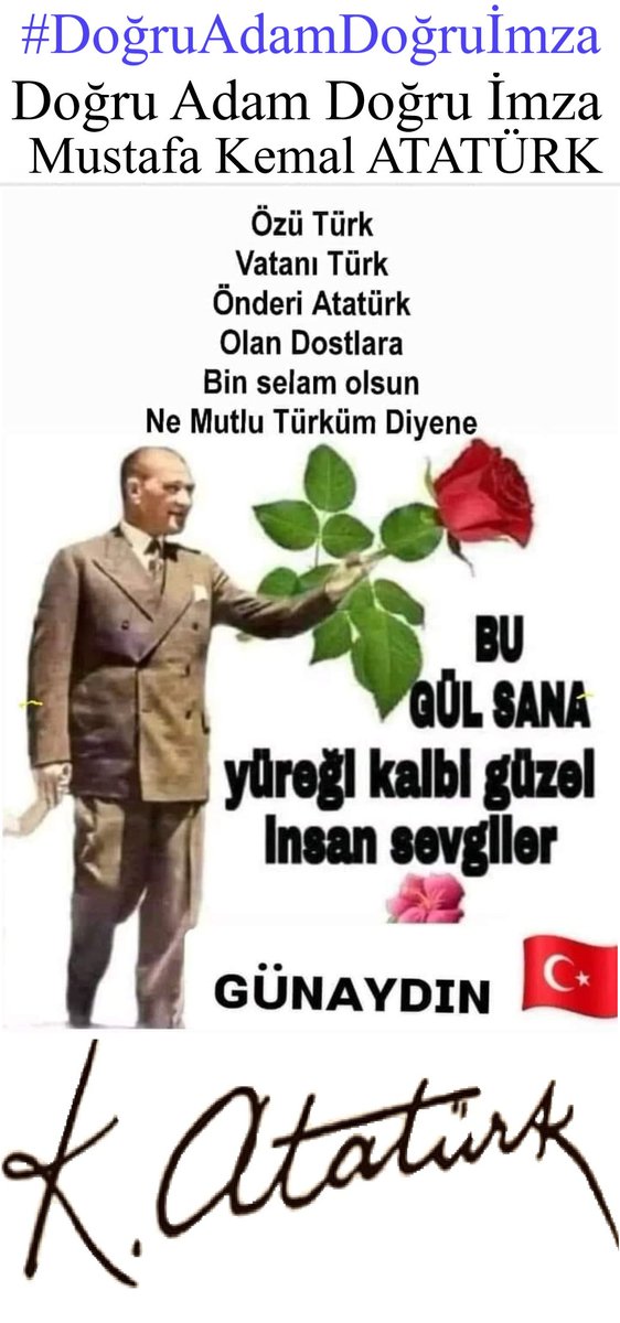 Doğru Adam Doğru İmza
#DoğruAdamDoğruİmza