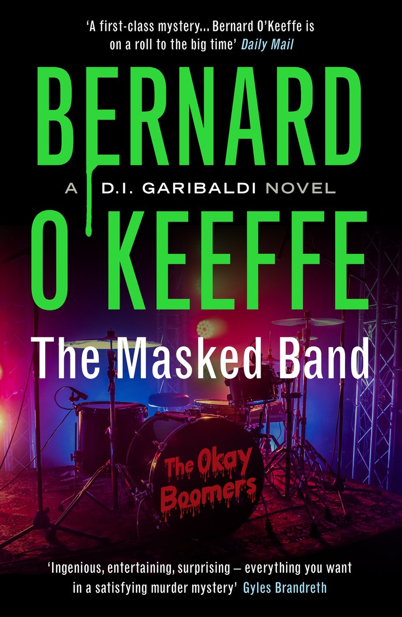 Bernard O'Keeffe (@bernardokeeffe1) on Twitter photo "‘A thrilling incursion into suburban low life… will stay with the reader long after turning the last page.’ – Daily Mail. The audiobook of The Masked Band is out now! 
shorturl.at/T7qlk
 #CrimeFiction #AudiobookRelease "‘A thrilling incursion into suburban low life… will stay with the reader long after turning the last page.’ – Daily Mail. The audiobook of The Masked Band is out now! 
shorturl.at/T7qlk
 #CrimeFiction #AudiobookRelease