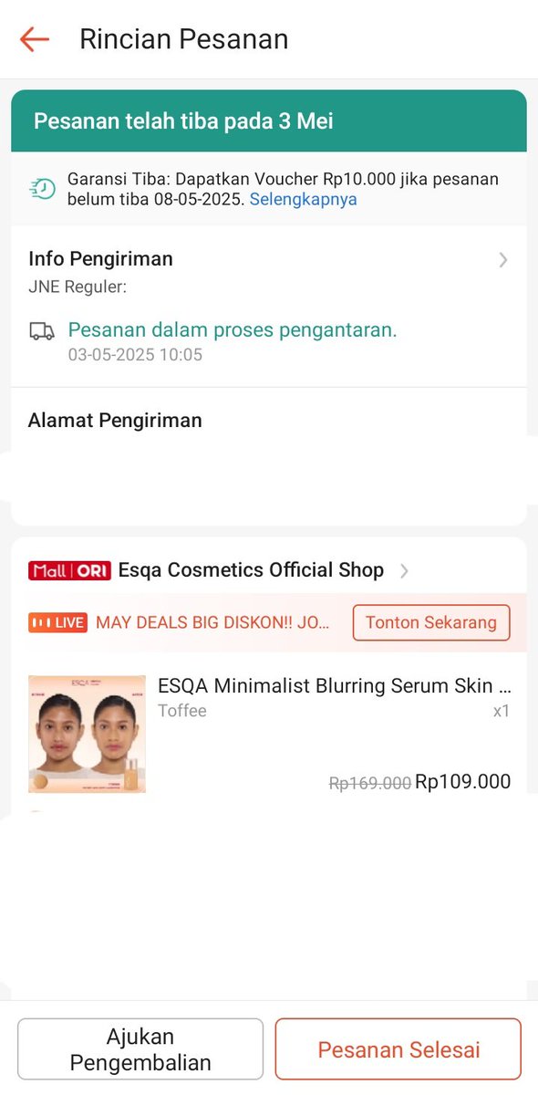 4ZHAAA's tweet image. want to sell / wts

preloved esqa skintint shade toffee, baru dipake 1 kali buat nyobain.

80k 
dom tenggarong
bisa oyen

#zonauang #zonajajan #esqa