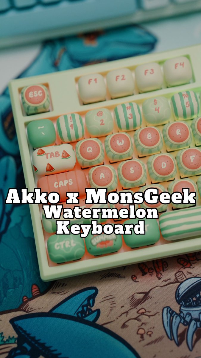 afiqchii's tweet image. Peminat watermelon mesti suka kibob ni

#MonsGeek #Akko #WirelessKeyboard