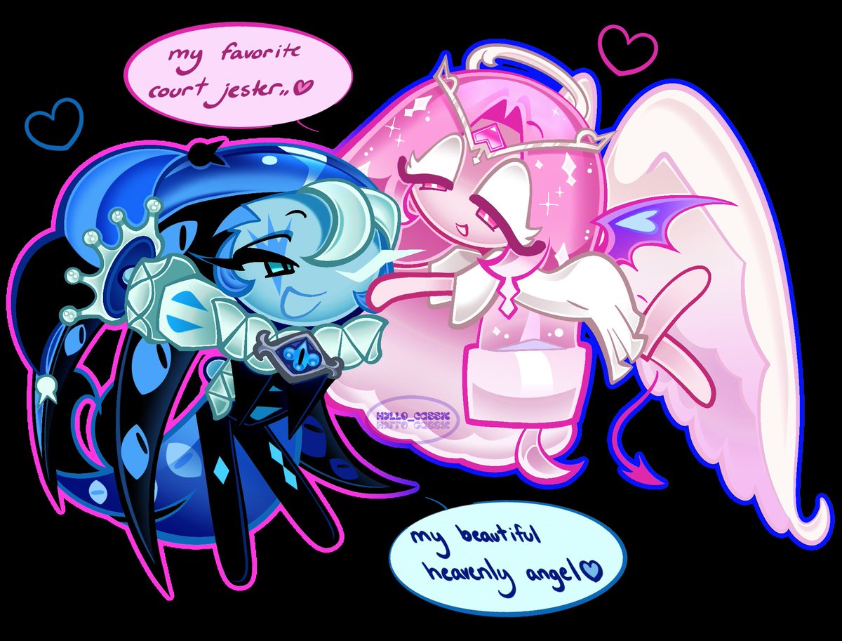 H3llo_cassie's tweet photo. Do you think they sweet talk each other?

#shadowsugar #shadowmilkcookie #eternalsugarcookie #cookierunkingdom #CRK https://t.co/CUr9Wni9Ci