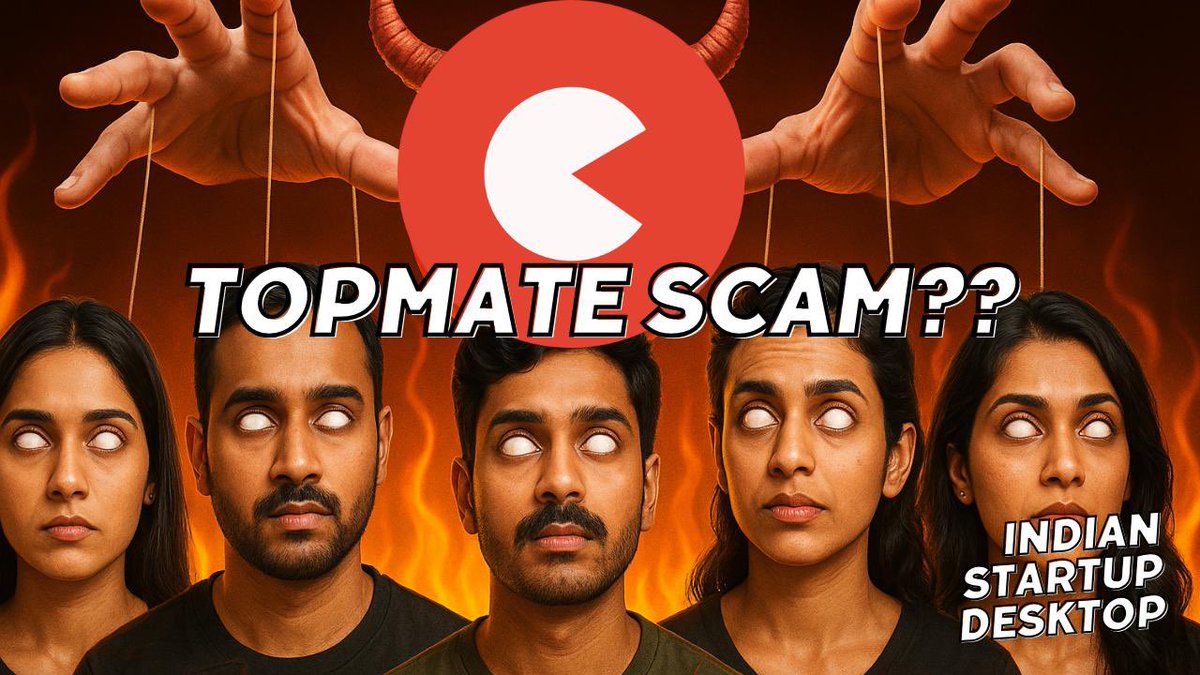 Is Topmate just another creator scam—or the future of monetizing mentorship?

In our next episode, we dive into some of their shady tactics, random use cases, and why people are even using Topmate. 

Coming soon ⏳