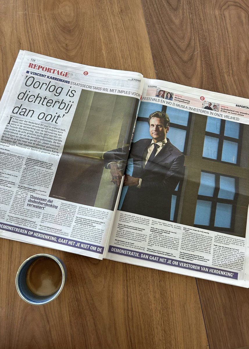 Vincent Karremans (@stasjps) on Twitter photo Onze vrijheid is nooit vanzelfsprekend. Daar hebben mensen grote offers voor gebracht. In de <a href="/telegraaf/">De Telegraaf</a> vertel ik vandaag meer over het belang van herdenken en vieren en over de structurele investering in het versterken van de herinnering aan WOII. telegraaf.nl/nieuws/1959415… Onze vrijheid is nooit vanzelfsprekend. Daar hebben mensen grote offers voor gebracht. In de <a href="/telegraaf/">De Telegraaf</a> vertel ik vandaag meer over het belang van herdenken en vieren en over de structurele investering in het versterken van de herinnering aan WOII. telegraaf.nl/nieuws/1959415…