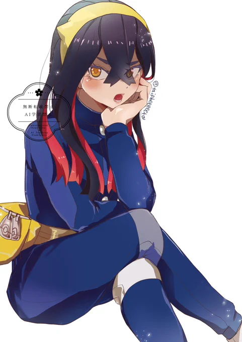 カラー絵も描いてみて欲しいと言われたので久しぶりに ゼイユ Carmine