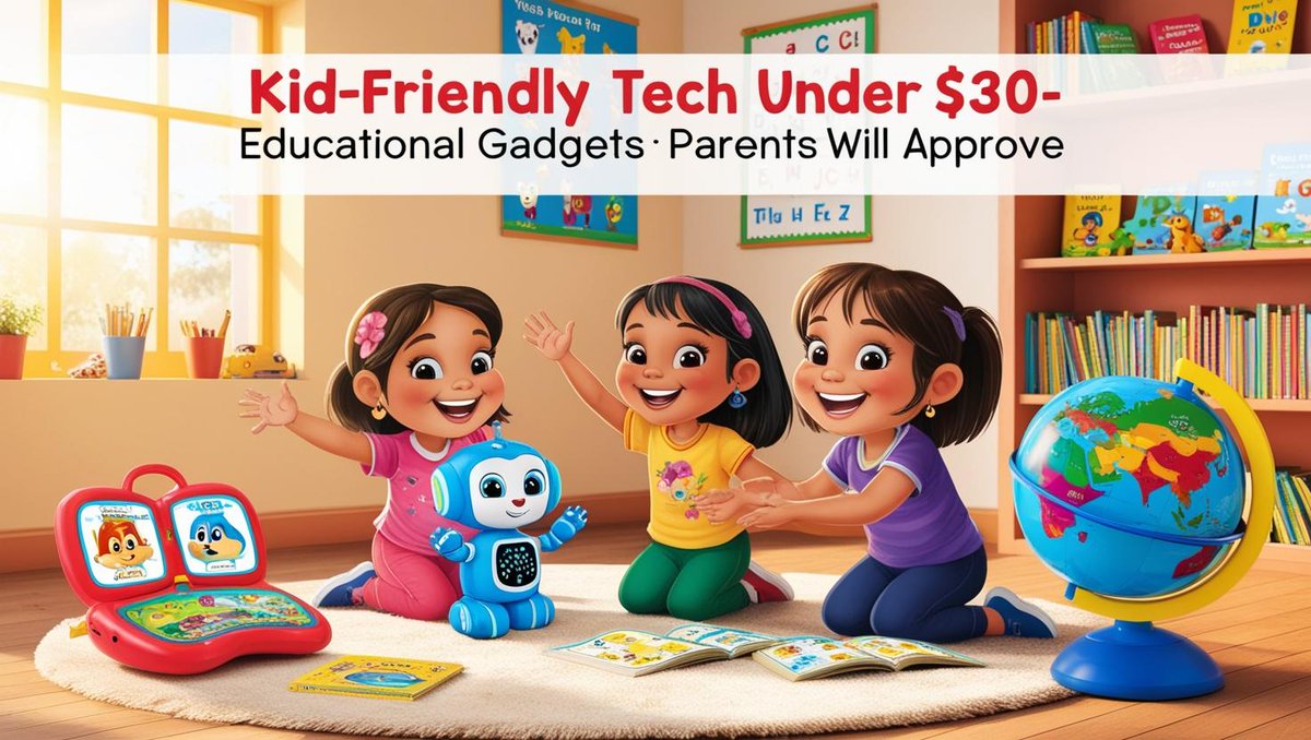 TechElitereview's tweet image. 🎒✨ Smart playtime, smart savings! Discover the best kids&apos; tech gadgets under $30 — fun, educational, and parent-approved. 👶💡
Check them out here 👉 bit.ly/4iI5JWA
#KidsTech #ParentingHacks #EducationalToys #STEMtoys #GiftIdeas #MomLife #DadLife #Under30 #AmazonFinds