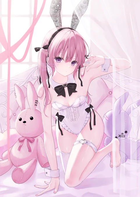 お知らせうりぼうざっか店様のバニーガールコンセプト画集『101ぴき うさちゃん』に参加させていただきました!是非チェックしてもらえると嬉しいですよろしくお願いします特設ページ松みこるグッズページ 