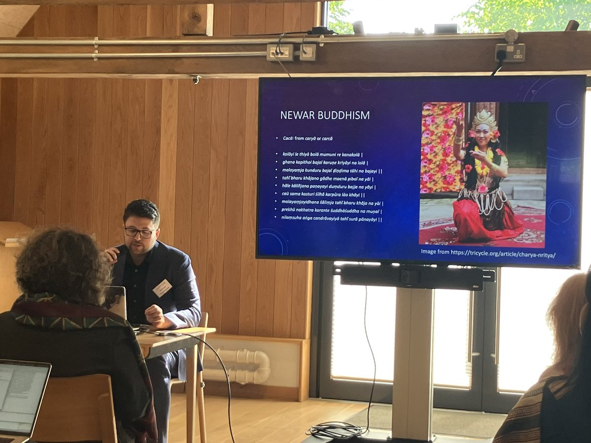 SpaldingSymp's tweet photo. A Tibetan Buddhist ritual song as a performative act - with Jackson Stephenson https://t.co/FHxGIiYdJu