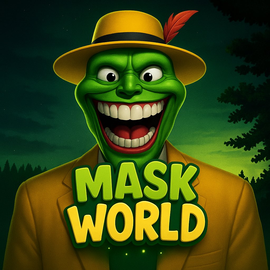 TheMaskCoinMASK's tweet photo. Welcome to #MASKWORLD!
Where chaos meets crypto, and every smile hides a surprise.
The wildest metaverse you’ve ever seen is just getting started…
#TheMaskCoin #MASKWorld #MemeCoin #Solana #CryptoAdventure
https://t.co/QMTfD99o68 https://t.co/83I67ol0g8