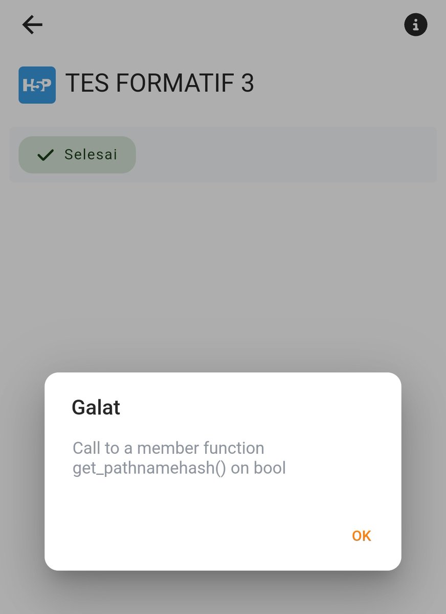 aarabelfv's tweet photo. misi kak mau nanya, ada yang tau ga ya ini kenapa? aku gabisa ngerjain tes formatif dari sesi 1 kemarin, gini terus huhu kira kira nilainya bakal kosong ga ya 🥲🥲 https://t.co/qiu9r1C9B8