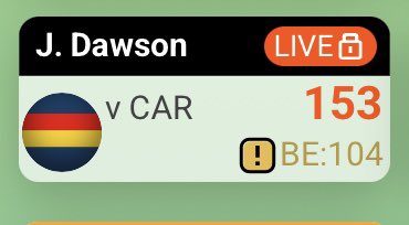 Very pleased with the debutant! #SuperCoach