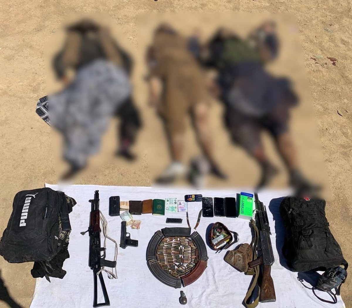 شاندار کامیابی  پاکستان آرمی نے خیبرپختونخوا میں 5 دہشتگرد واصلِ جہنم کر دیے!

دہشتگردوں کے خلاف جنگ میں ایک اور بڑی کامیابی — خیبرپختونخوا میں سیکیورٹی فورسز کی بروقت کارروائی کے نتیجے میں 5 دہشتگرد واصلِ جہنم کر دیے گئے۔

یہ آپریشن مادرِ وطن کے امن و سلامتی کو لاحق خطرات کے