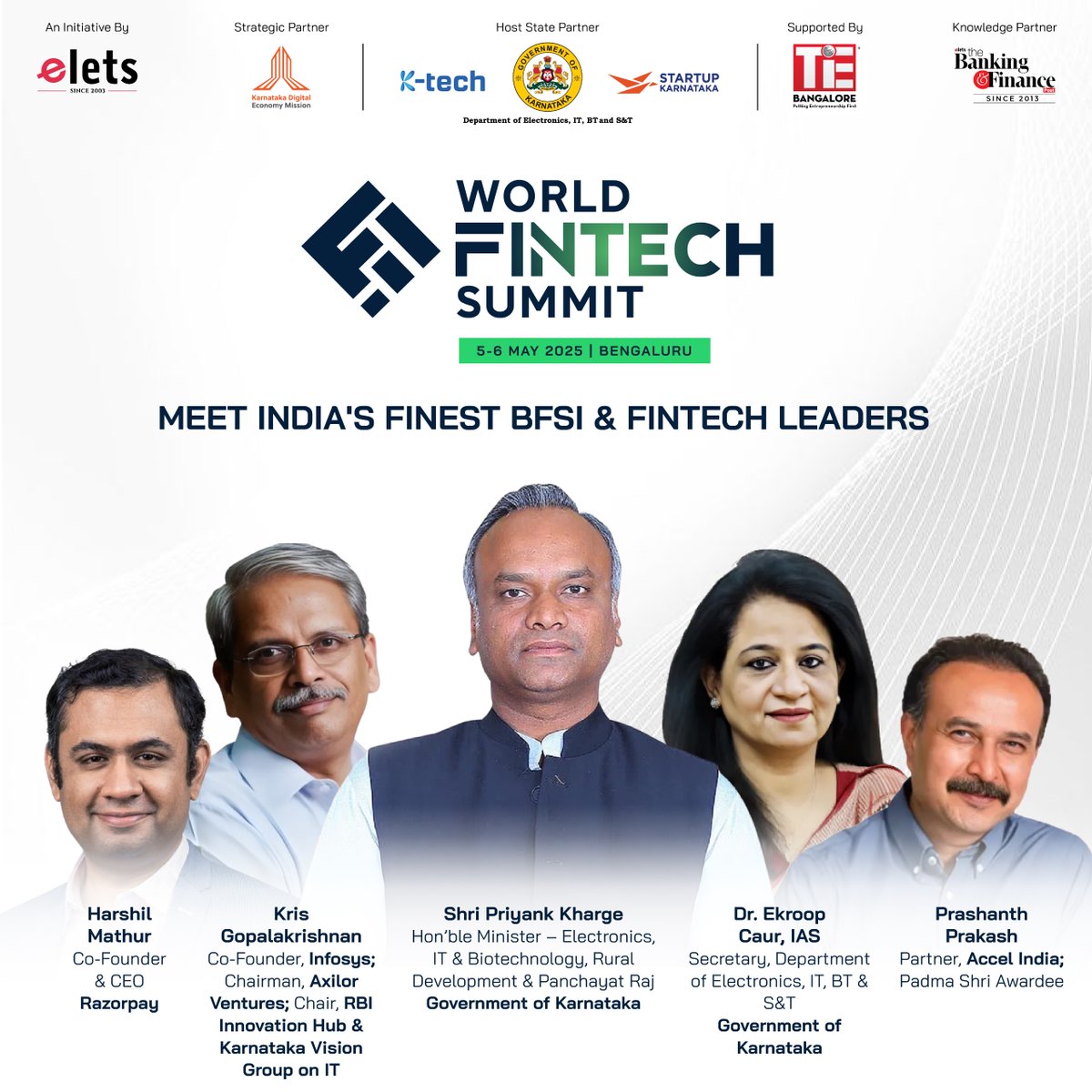 ITBT Karnataka (@itbtgok) on Twitter photo 𝐈𝐧𝐝𝐢𝐚’𝐬 𝐩𝐫𝐞𝐦𝐢𝐞𝐫 𝐁𝐅𝐒𝐈 & 𝐅𝐢𝐧𝐭𝐞𝐜𝐡 𝐠𝐚𝐭𝐡𝐞𝐫𝐢𝐧𝐠– the 𝐖𝐨𝐫𝐥𝐝 𝐅𝐢𝐧𝐭𝐞𝐜𝐡 𝐒𝐮𝐦𝐦𝐢𝐭!
This is your 𝐞𝐱𝐜𝐥𝐮𝐬𝐢𝐯𝐞 𝐩𝐥𝐚𝐭𝐟𝐨𝐫𝐦 to meet 𝐰𝐡𝐨’𝐬 𝐰𝐡𝐨 𝐨𝐟 𝐭𝐡𝐞 𝐢𝐧𝐝𝐮𝐬𝐭𝐫𝐲. 1/5
<a href="/PriyankKharge/">Priyank Kharge / ಪ್ರಿಯಾಂಕ್ ಖರ್ಗೆ</a> <a href="/DrCaur/">Dr. Ekroop Caur</a> <a href="/karnatakadem/">Karnataka Digital Economy Mission (KDEM)</a> 𝐈𝐧𝐝𝐢𝐚’𝐬 𝐩𝐫𝐞𝐦𝐢𝐞𝐫 𝐁𝐅𝐒𝐈 & 𝐅𝐢𝐧𝐭𝐞𝐜𝐡 𝐠𝐚𝐭𝐡𝐞𝐫𝐢𝐧𝐠– the 𝐖𝐨𝐫𝐥𝐝 𝐅𝐢𝐧𝐭𝐞𝐜𝐡 𝐒𝐮𝐦𝐦𝐢𝐭!
This is your 𝐞𝐱𝐜𝐥𝐮𝐬𝐢𝐯𝐞 𝐩𝐥𝐚𝐭𝐟𝐨𝐫𝐦 to meet 𝐰𝐡𝐨’𝐬 𝐰𝐡𝐨 𝐨𝐟 𝐭𝐡𝐞 𝐢𝐧𝐝𝐮𝐬𝐭𝐫𝐲. 1/5
<a href="/PriyankKharge/">Priyank Kharge / ಪ್ರಿಯಾಂಕ್ ಖರ್ಗೆ</a> <a href="/DrCaur/">Dr. Ekroop Caur</a> <a href="/karnatakadem/">Karnataka Digital Economy Mission (KDEM)</a>