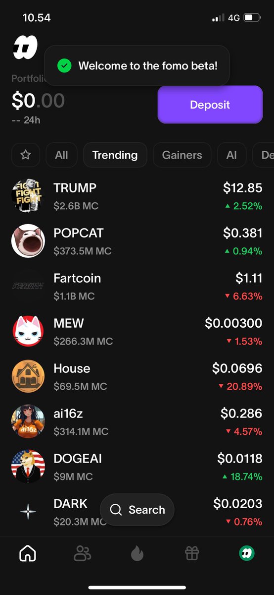 cryptotrackiee's tweet photo. @cryptojohnnyfap Just got in, thanks mate🫶🏽 https://t.co/cbnxmrUdUK