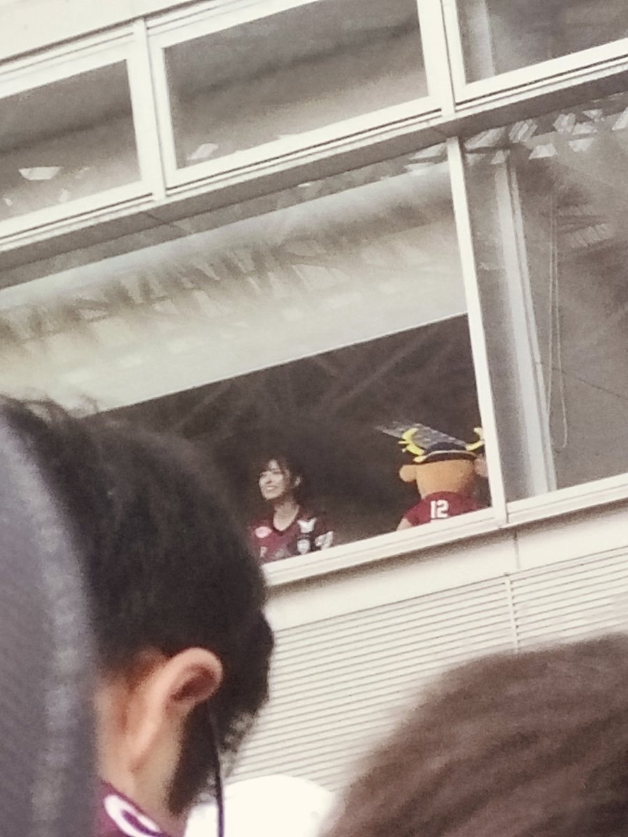 初めて会えたよ！
顔ちっさくてびっくりした！今日も勝利をありがとう！