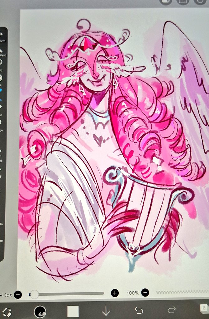 Eternal Sugar doodle on my NEW and very AWESOME tablet which is NEW (not flexing