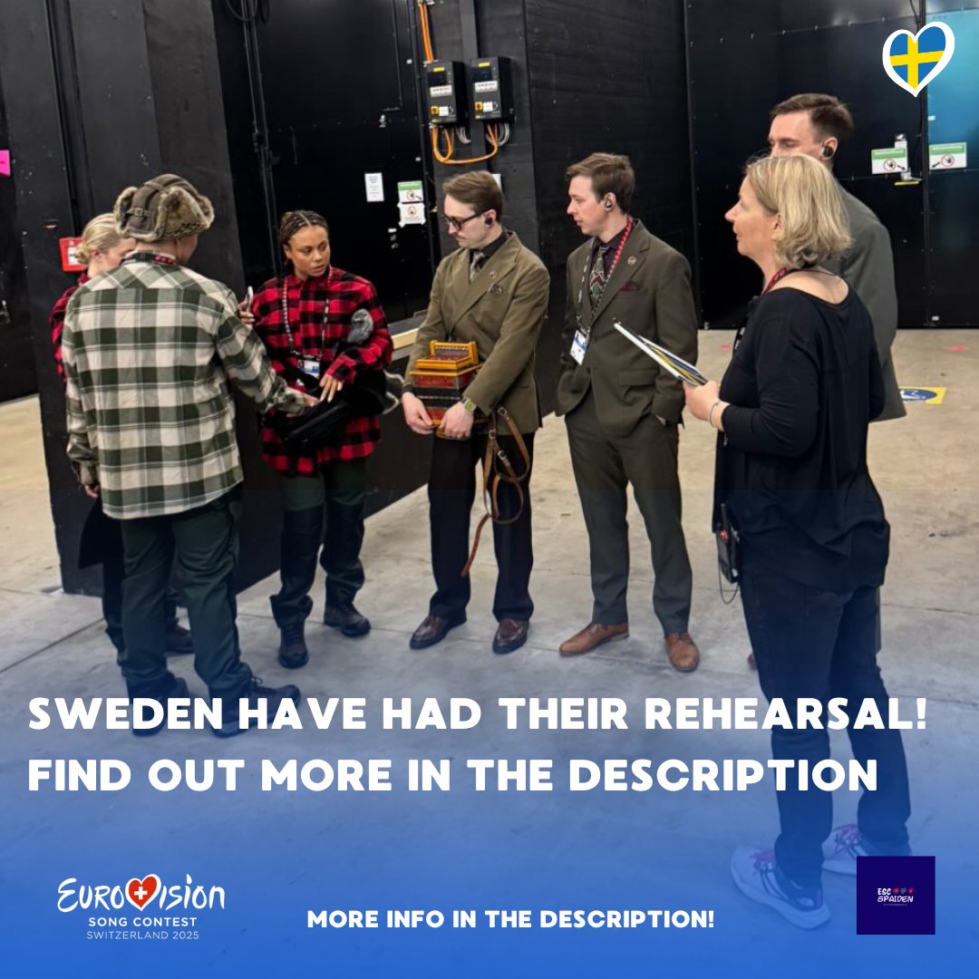 escspaiden's tweet photo. The Bastu Brothers KAJ have finished their first rehearsal: 

▪︎ Same Suits.

▪︎ The fire is more like a Sauna Wooden Box.

▪︎ Just three dancers.

▪︎ The Sauna is bigger as well as the Sausage.

▪︎ Trees and Pyro is confirmed as well. 
 
Photo(s): KAJ

#Eurovision https://t.co/6kTLx13Frn