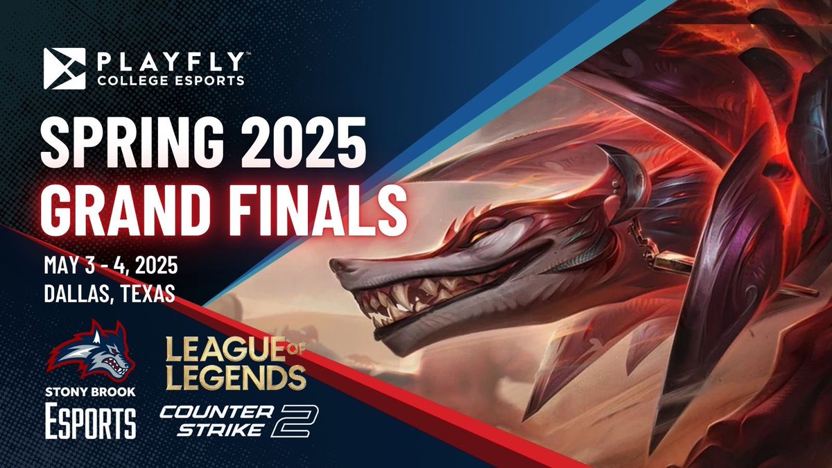 Stony Brook Esports (@sbuesports) on Twitter photo Cheer on our Counter-Strike 2 and League of Legends teams as they compete in <a href="/playflygg/">Playfly College Esports</a>’s #playflyggtoc!
Additionally, tune into the stream below to see our CS2 team face off against <a href="/NorthwoodEsport/">Northwood Esports</a> at 9:30AM CT/10:30AM EST!
⤵️
bit.ly/playflyggTwitch Cheer on our Counter-Strike 2 and League of Legends teams as they compete in <a href="/playflygg/">Playfly College Esports</a>’s #playflyggtoc!
Additionally, tune into the stream below to see our CS2 team face off against <a href="/NorthwoodEsport/">Northwood Esports</a> at 9:30AM CT/10:30AM EST!
⤵️
bit.ly/playflyggTwitch